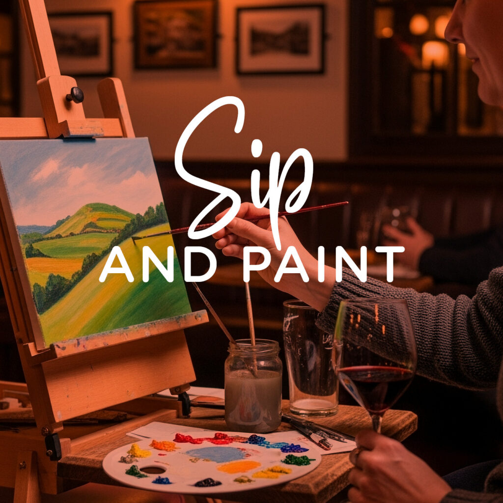 Christmas Bauble Sip & Paint