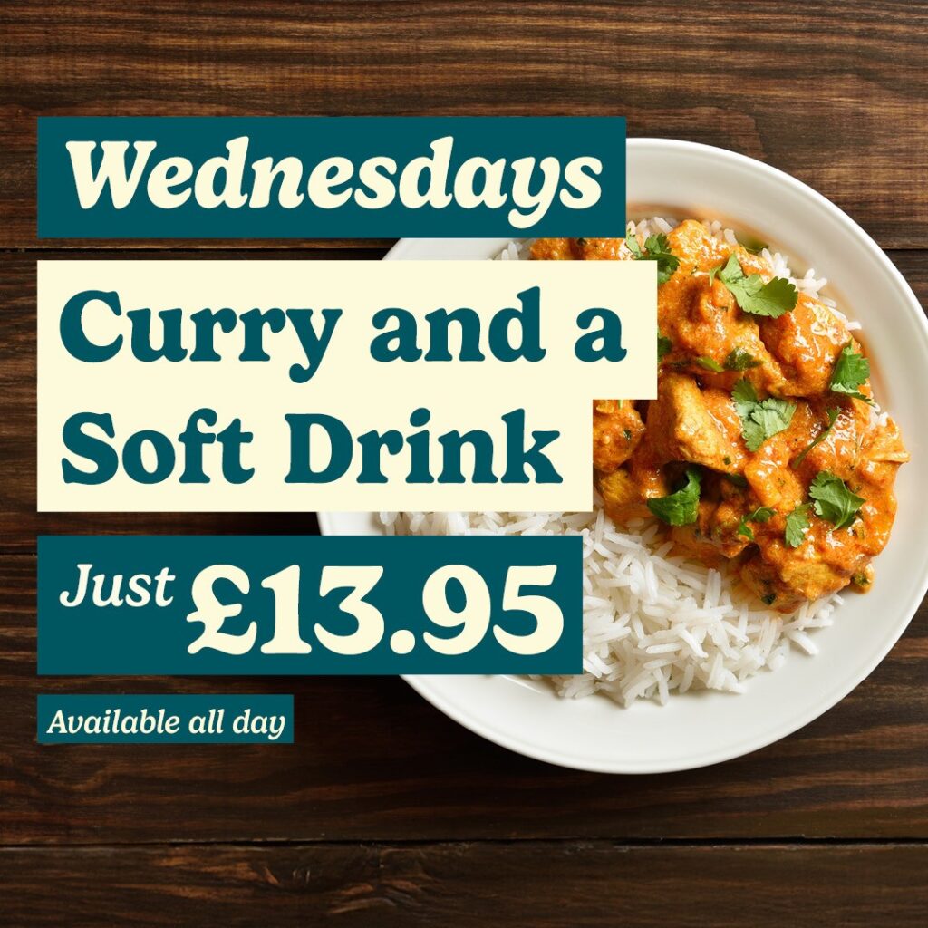 Curry and a Soft Drink