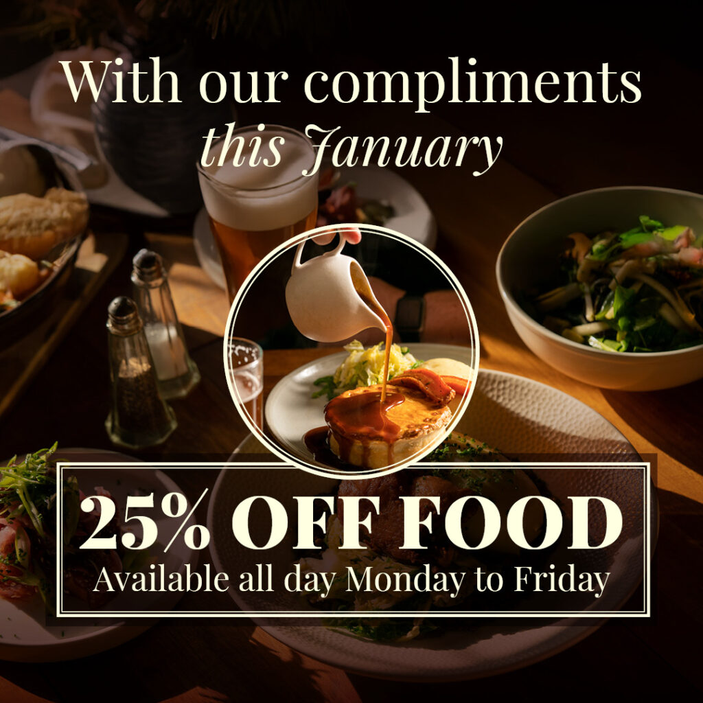 25% Off Food