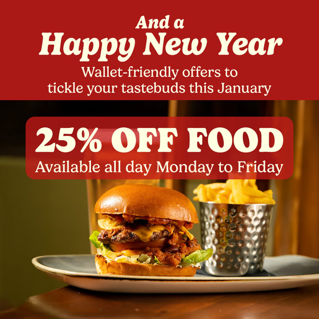 25% Off Food