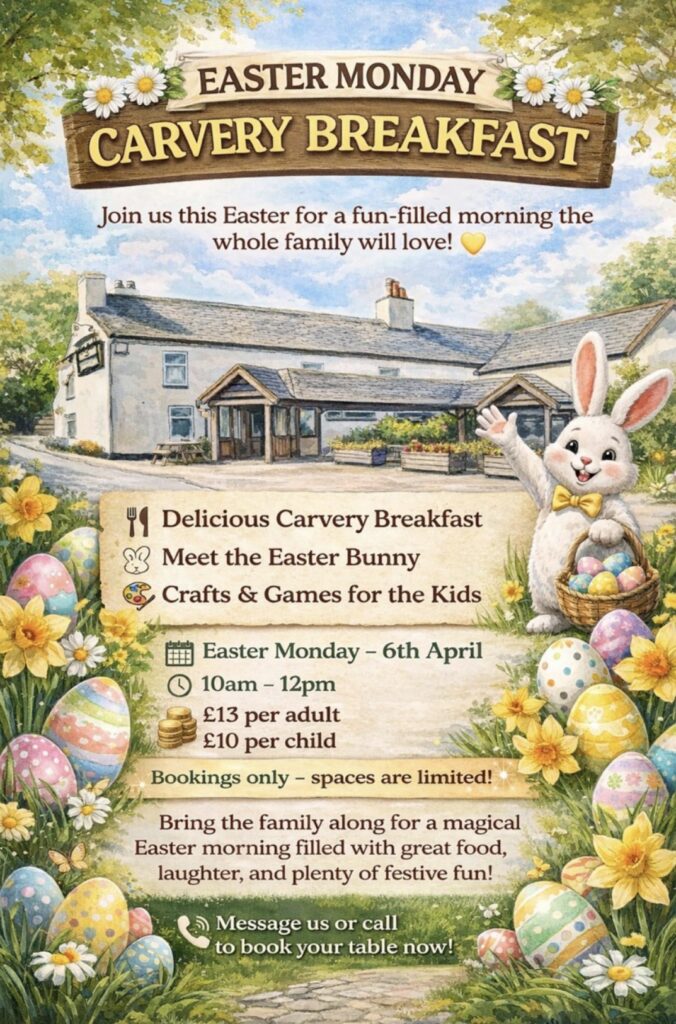 Easter Monday – Carvery Breakfast